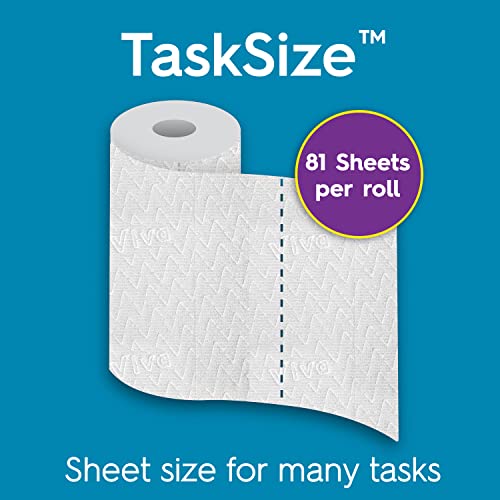 Viva Multi-Surface Cloth Paper Towels, Task Size - 24 Super Rolls (81 Sheets Per Roll) #TOP3
