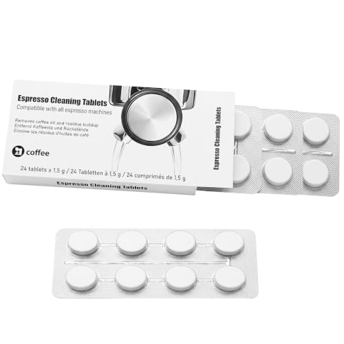 Brivolturent 24 Pack BEC250 Espresso Cleaning Tablets Compatible with Breville Espresso Machines including BES870 Barista Express,BES880 Barista Touch,BES980 Oracle, BES878 Barista Pro