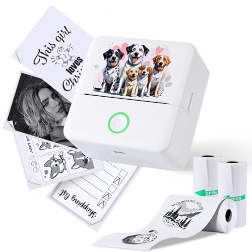 Mini imprimante thermique pour journal créatif et notes de poche cudinham Doggie
