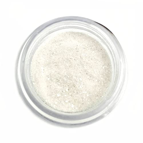WHITE PEARL Luxury Edible Cake Glitter – 5 grams - Vegan, Kosher - cakes, cupcakes, fondant, decorating, cake pops, candy, USA Made