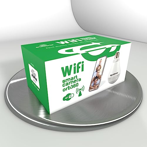 Camera Lampada Segurança Espia Wifi Visão Noturna Orbitronic