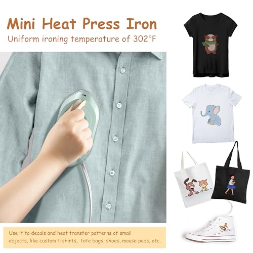 Newbealer NB301-GREEN Travel Iron With Dual Voltage - 120V/220V Mini Dry Iron thumb #8