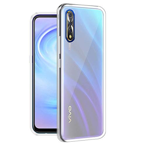 Image of Case Creation Brand - Mobile Cover for Vivo Z1x (Soft & Flexible Back Case), Transparent