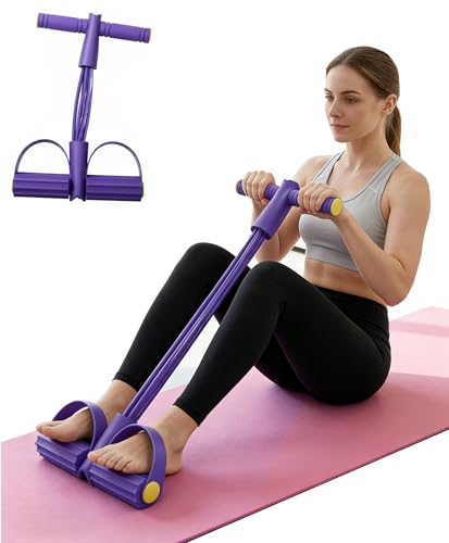 FENFATUO Pedal Resistance Bands with Handles for Home Work Out