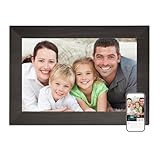 Digital Photo Frame 10 Inch, BWJBSW WiFi Digital Picture Frame Built in 32GB Memory, Electronic Frame with IPS Touchscreen, Auto-Rotate, Easy Share Photos or Videos via App, the Best Choice for Gift