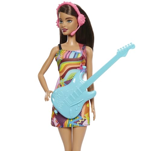 Image of Barbie Dolls & Accessories, Sisters Pop Star-Themed Playset, and Chelsea Dolls with Musical Pieces, Toy Gift for Kids​