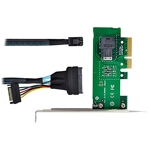 Adaptateur de carte PCI-E vers SFF-8643 pour SSD NVMe U.2 haut débit
