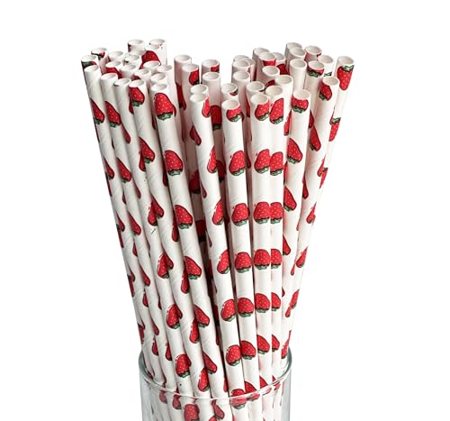 100 pitillos desechables biodegradables de papel miniatura 1