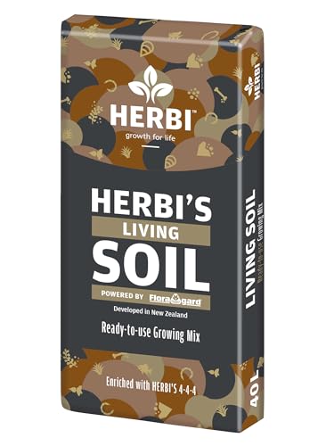 Herbi s Living Soil 40 L - Organic Soil with Natural Ingredients - Microbially Invigorated - ideal for Growing Herbi s Living Soil 40 L - Organic Soil with Natural Ingredients - Microbially Invigorated - ideal for Growing