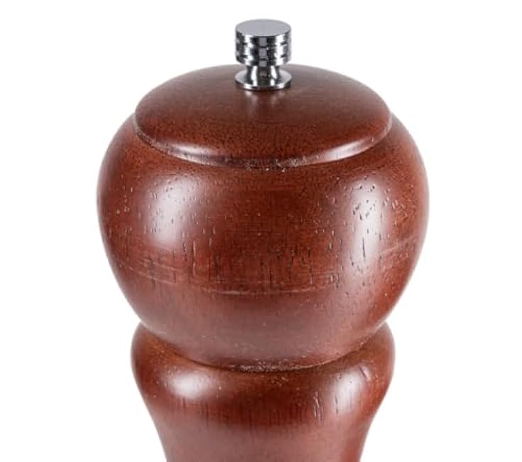 Soro Essentials- 18¡± Wooden Pepper Grinder Walnut Finish- Pepper Mill Salt Mill Best Pepper Salt Grinder with Adjustable Rotor and Easily Refillable Spice Tool Grinder Pepper Grinder for your Kitchen