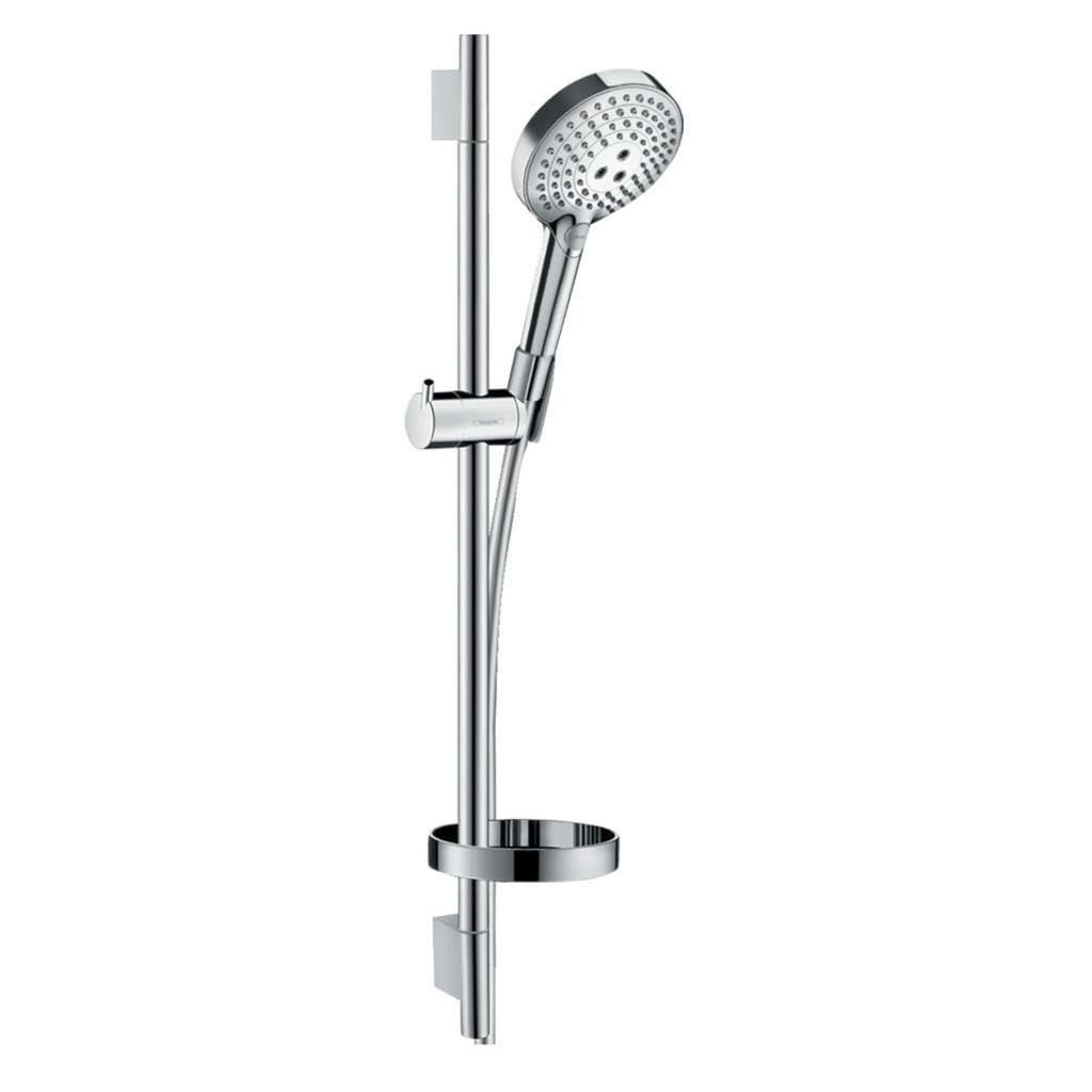 Hansgrohe Raindance Select S Shower Ensemble – Douche 120 3 jets PowderRain avec Barre Unica'S Puro et Porte-savon