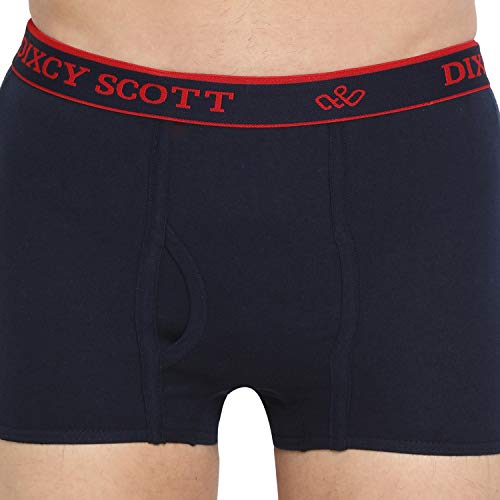 Image of Dixcy Scott Originals Swish Trunk | Short Trunks for Men | 100% Combed Cotton | Soft, Sweat-Absorbent Waistband | C-Open Front Men's Underwear | Elasticated Leg Grip Innerwear for Man | Pack of 2