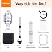 imoo X10 Kinder-Smartwatch, 4G Sprachanruf, 1,6″ HD 5MP+8MP Split-Dual-Kameras, 32 GB Speicher 20m wasserdicht, Herzfrequenz-Monitor Sport-Modi großer Akku mit Zubehörset(Weiß)