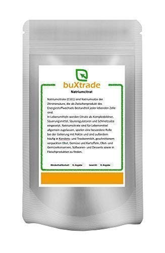 10 x 1 kg Natriumcitrat E331 TNC Trinatriumcitrat pur Salz der Zitronensäure Citrone 10 kg