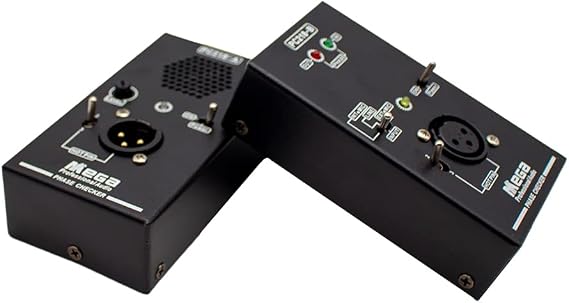 كاشف فحص قطبية الطور مكبر صوت ميكروفون جهاز اختبار الصوت Pc218 (صندوق عداد قصير خارجي)