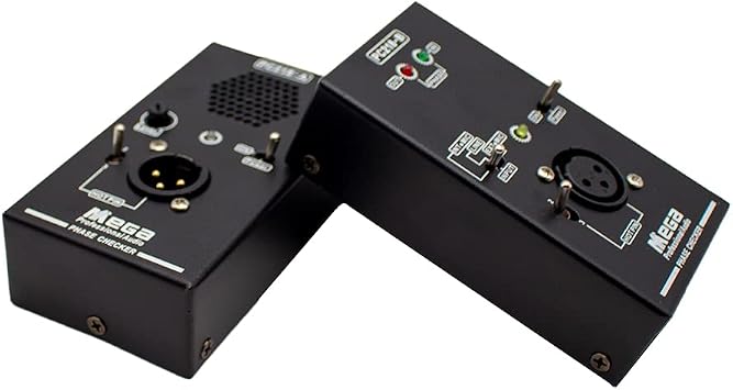 كاشف فحص قطبية الطور مكبر صوت ميكروفون جهاز اختبار الصوت Pc218 (صندوق عداد قصير خارجي)