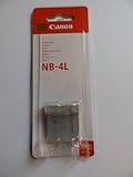 Canon NB-4L Akku für Ixus 30, 40, 50, 55, 60, 65, 70, 75, 80 IS, 82 IS, 100 IS, 110 IS, 115 HS, 120 IS, 130, 220 HS, 230 HS, 255 HS, TX1, Legria mini