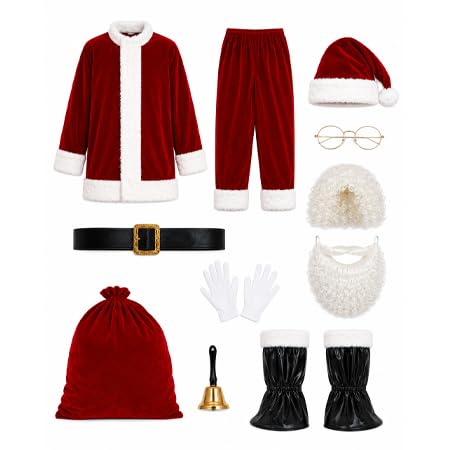 Pegasus Babbo Natale Professionale Lusso Rosso