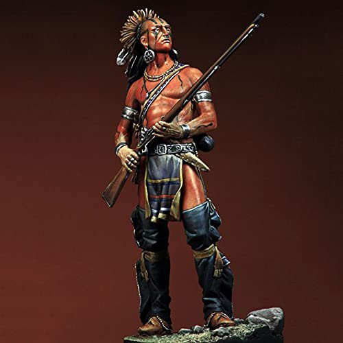 Figura de resina Ancient Man 1:18 sin pintar sin armar miniatura 1