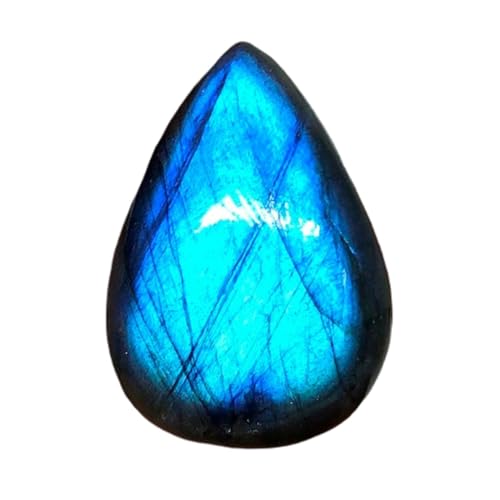 Labradorite cabochon bricolage bague pendentif collier gemme 30x21x7mm