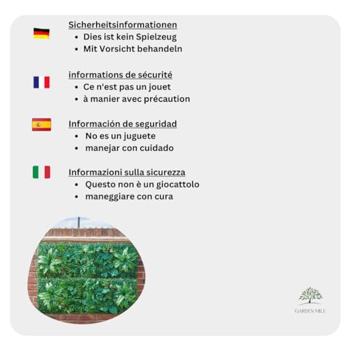 Treillis de feuilles et de fleurs artificielles de qualité supérieure pour mur de cour - 3
