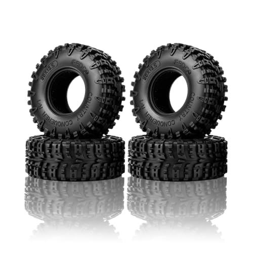 FEDCO SCX30 Tires High Grip Rubber 0.7'' Wheel Tires for SCX30 Upgrades