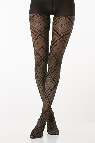 Gi&Gi Sheer Women's Tights Diamond Pattern with Invisible Feet 40 Denier Made in Italy N.1609(S/M) - Image 6