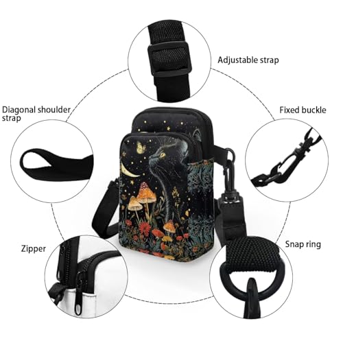 Image of Lightweight Small Crossbody Bags Cell Phone Purses Travel Pouch Shoulder Bag for Women