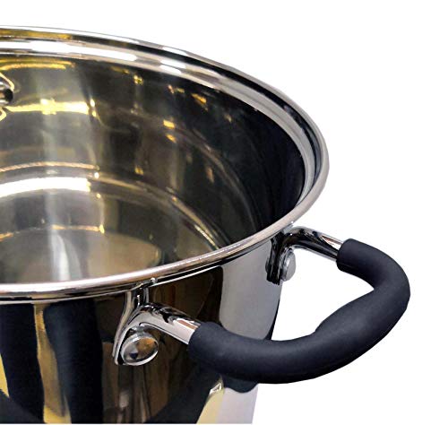 Easyday Stockpot Stainless Steel Stock Pot with Lid (8 Quart)