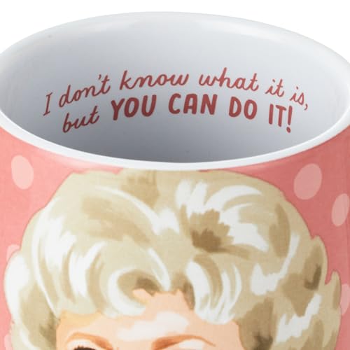 Taza The Golden Girls Hallmark 15 oz Rosa miniatura 7