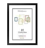 CHELY INTERMARKET MOD272 Marco Fotos Grande A4 Galería Decorativo Color Negro Estilo Moderno Clásico Madera Moldura Relieve Cuadro Horizontal Vertical Poster Diploma Pared Estético