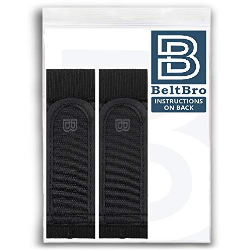 BeltBro Titan 2 Large No Buckle Elastic Belt For Men — Fits 1.5 Inch Belt Loops, Comfortable and Easy To Use — Guaranteed to Fit All Pants Attaches To Two Loops