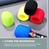 LALADEFIEE Microphone with Breathable Design Reusable Protective Covers 12pcs Sponge Windshield Simple and Generous in Design Microphone Windshields for Outdoor Activities and Parties #4