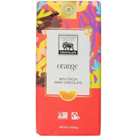 Endangered Species Chocolate Orange + 60% Dark Chocolate, Full Size Cover