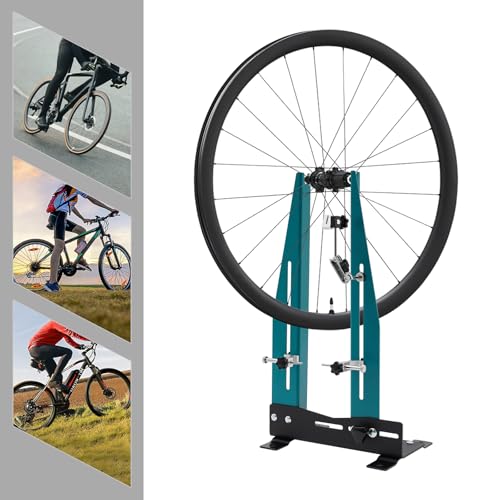 Unndysrt Wheel Truing Stand, Professional Bicycle Wheel Maintenance Tool Wheel Tire Truing Stand Removable Multi function Bicycle Wheel Alignment Repair Tool for Rim Truing For MTB Road - Thumbnail 4