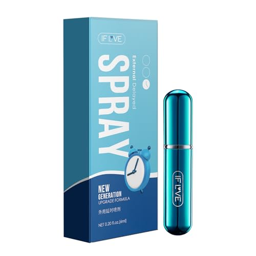 Desensitizing Delay Spray, Gentle Non-irritating No Odor, Male Climax Control Spray for Men Last Longer in Bed Prolong Climax for Him Novelties, 6 ml
