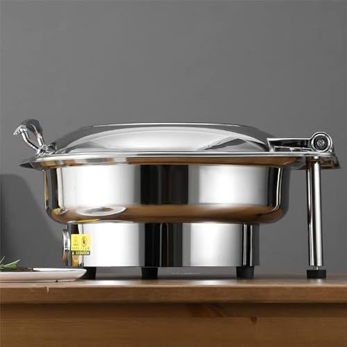 Estufa eléctrica redonda para buffet 6 L miniatura 6