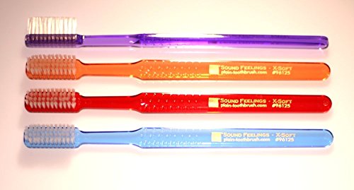 Sound Feelings Toothbrush - Basic, Extra Soft, 4-Pack, Adult - Periodontal, Exfoliation