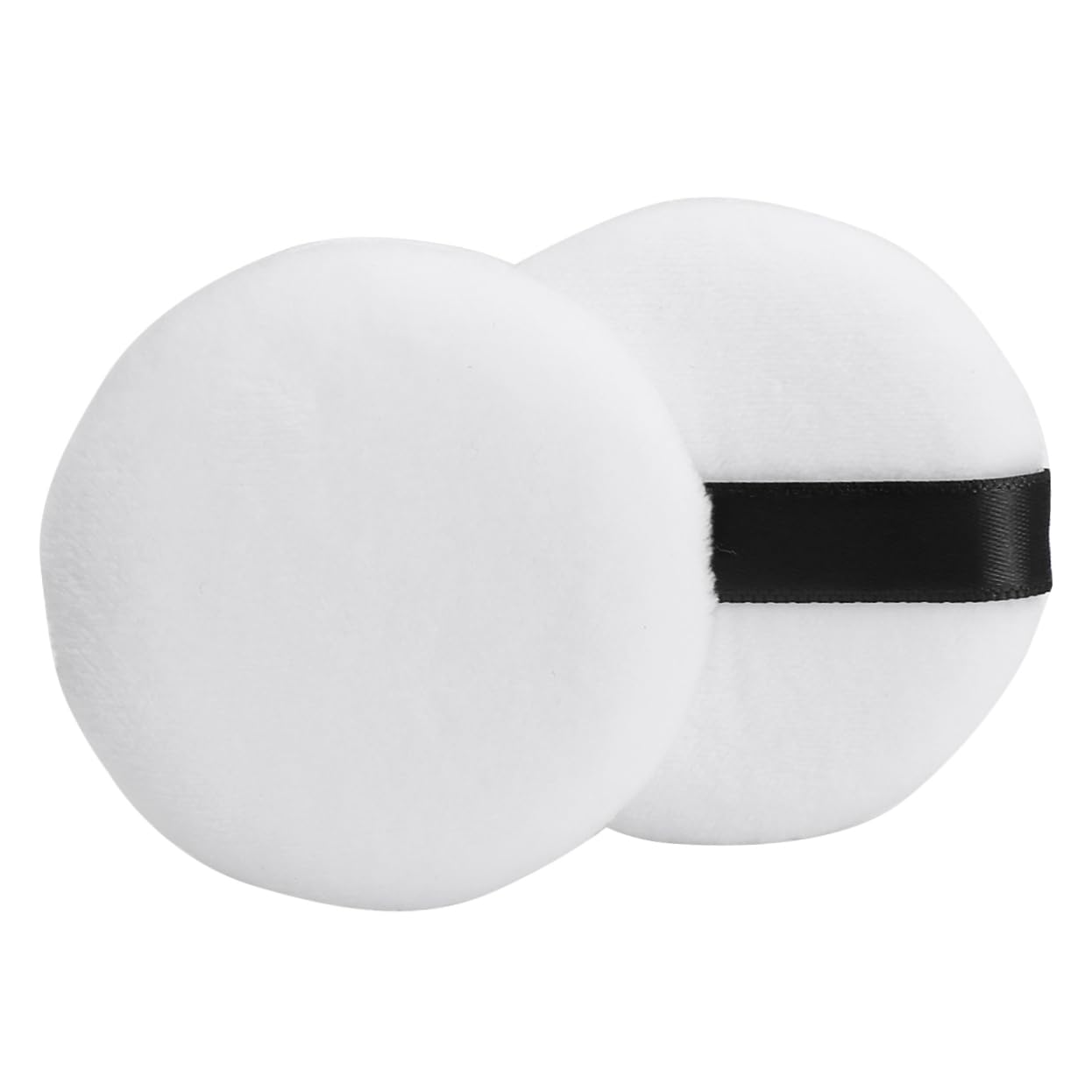 15 Pcs Pure Cotton Powder Puff White Makeup Applicator