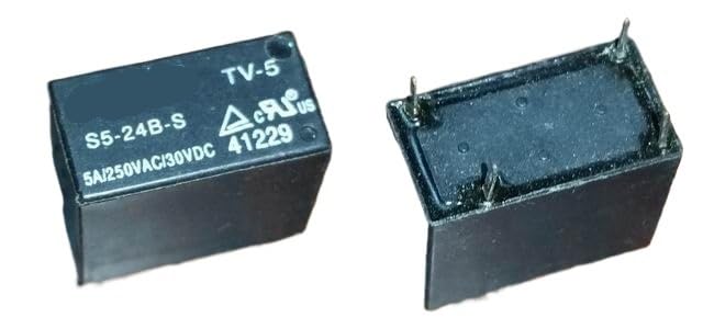 Relé de 4 pines con conmutación eficiente SHORI S5-24B-S 24V
