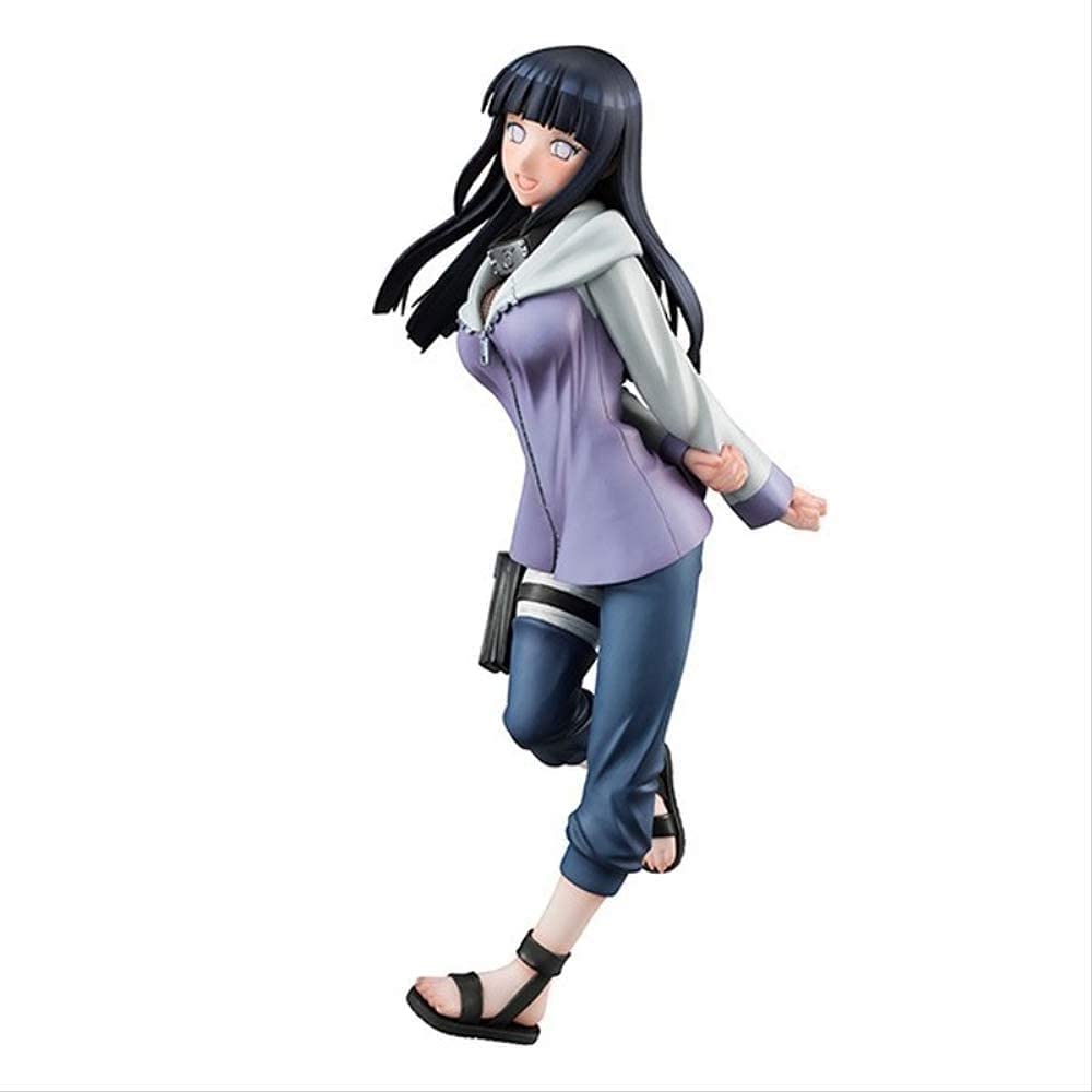 CHAOGG 20cm Anime Naruto Shippuden Figure Hyuuga Hinata PVC Action Figure Collection Model Toys Hinata Hinata Doll Decoration Gifts