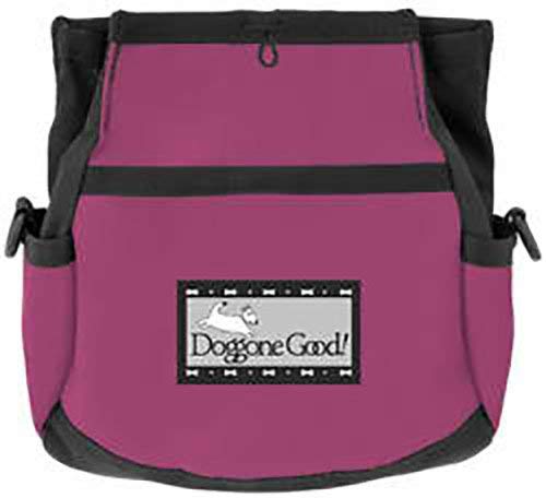 Doggone Good - Sac à récompense rapide - Rose - Fourni avec une ceinture