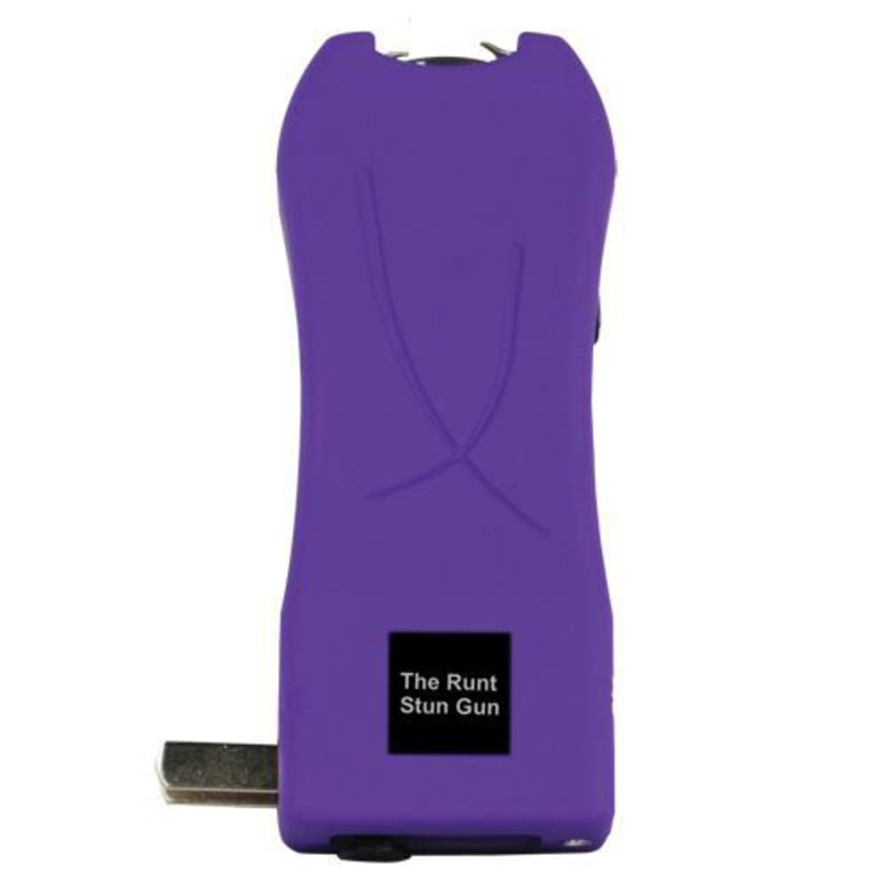 Safety Technology Runt Self Defense Stun Gun 20 Million Volt LED Rechargeable Purple
