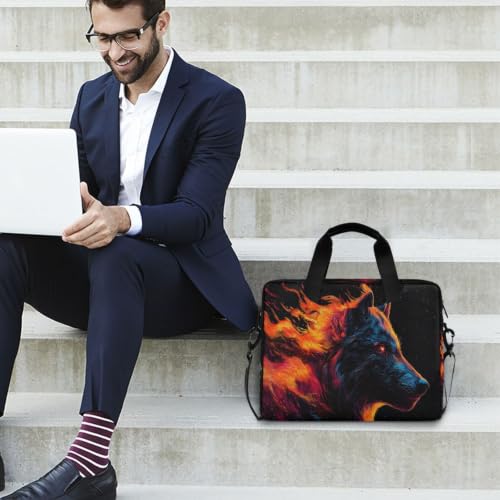Bolsa de hombro compacta para portátil con bolsillo de accesorios 3