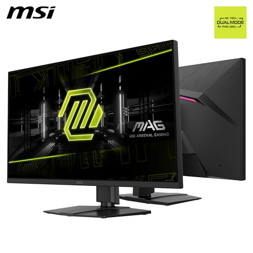 Image of msi MAG 322URDF E16 32-inch 3840 x 2160 (UHD) Gaming Monitor, 320Hz, Adaptive-Sync, HDMI, DisplayPort, VESA Mountable, Tilt, Height Adjustable, Speaker, 0.05ms, Black