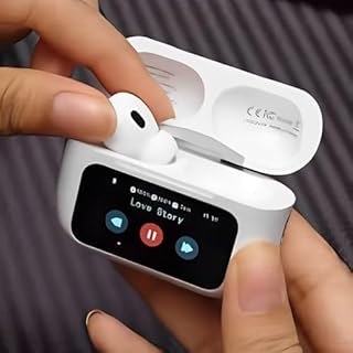 سماعات اذن دبليو اند او 2 ايه ان سي مع تجربة صوت ممتازة، شاشة تعمل باللمس، اعلى كفاءة - لاسلكية، داخل الاذن، لون ابيض اورا