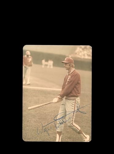 Wayne Twitchell Signed Original 1970`s 4x5 Snaphot Photo Philadelphia Phillies At Cubs Wrigley