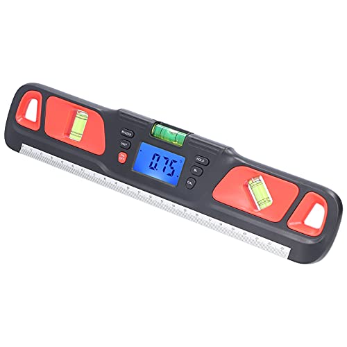 Buscador de ángulos digital con base magnética rojo miniatura 6