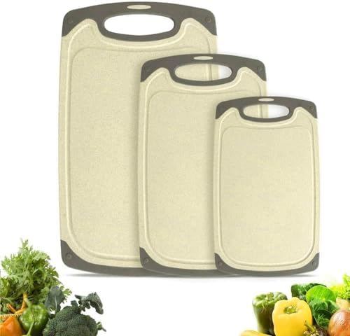 Cutting Board Plastic Set of 3