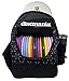 Discmania Fanatic Go Backpack Disc Golf Backpack â€“ 13-18 Disc Main Storage Plus Deep Putter Pocket â€“ 32 Ounce Bottle Holder, Water Resistant Disc Golf Bag (Black)